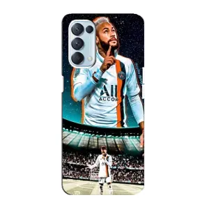 Силиконовый Чехол Oppo Reno5 4G (Неймар ПСЖ)