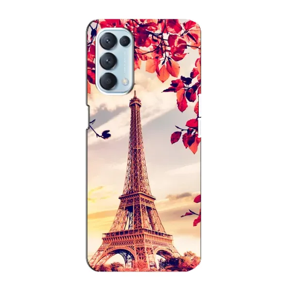 Чехол с рисунком «Paris photo» для OPPO Reno5 4G