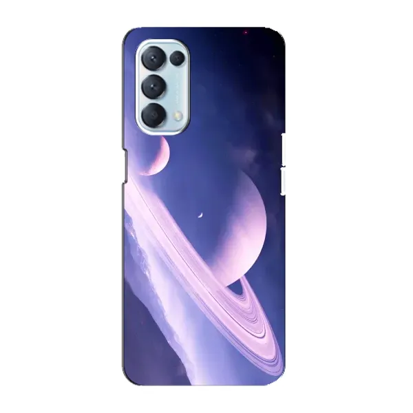 Чехол с рисунком «Планета в космосе» для OPPO Reno5 4G