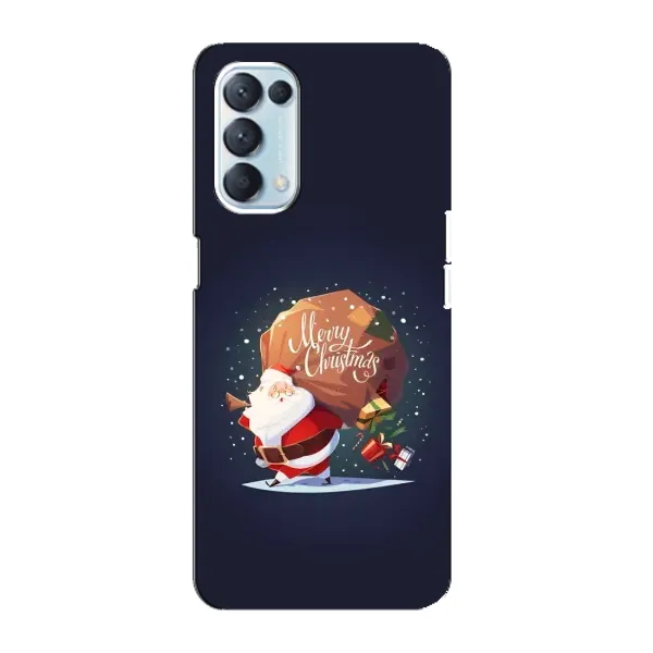 Чехол с рисунком «Подарки от Санты» для OPPO Reno5 4G Чехол с рисунком «Подарки от Санты» для OPPO Reno5 4G