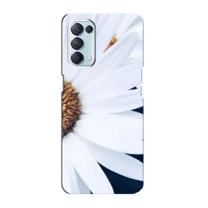 Чохол з ромашками на Oppo Reno5 4G (Пів ромашки)