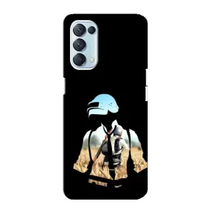 Чохол з картинкою "Герой Pubg" на Oppo Reno5 4G (Пубг мен)