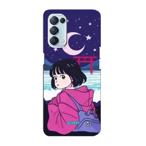 Чехол с персонажами АНИМЕ на Oppo Reno5 4G (Синобу Миякэ)