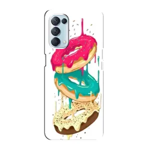 Чохол з зображенням смачної їжі для Oppo Reno5 4G (Соковиті пончики)