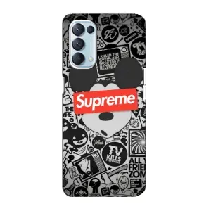 Чехол с рисунком «Supreme Маус» для OPPO Reno5 4G