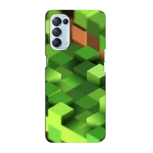 Чохли для Oppo Reno5 4G (Персонажі МайнКрафт) (Текстура)