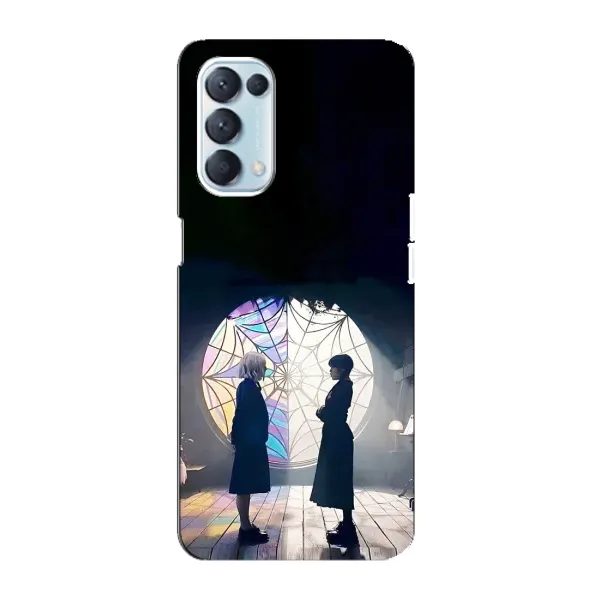 Чехол с рисунком «Уэнсдей и Энди» для OPPO Reno5 4G Чехол с рисунком «Уэнсдей и Энди» для OPPO Reno5 4G