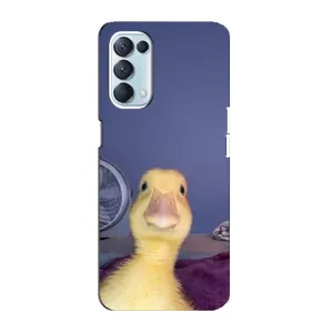 Бампер з принтом Меми для Oppo Reno5 4G (Качка)