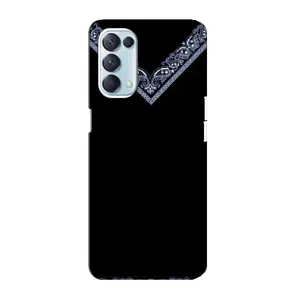 Силиконовый Чехол на Oppo Reno5 4G (Воротник вышиванки)