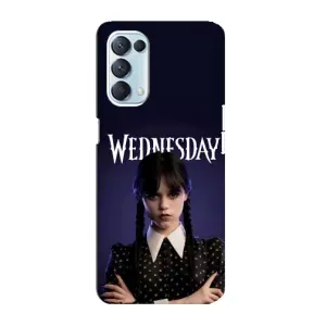 Чехлы с принтом Уэнсдей на Oppo Reno5 4G (Wednesdey)