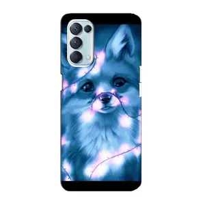 Чехол с Лисичкой для Oppo Reno5 4G (Яркая Лиса)