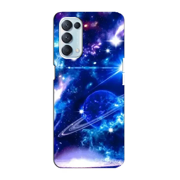 Чехол с рисунком «Яркий космос» для OPPO Reno5 4G