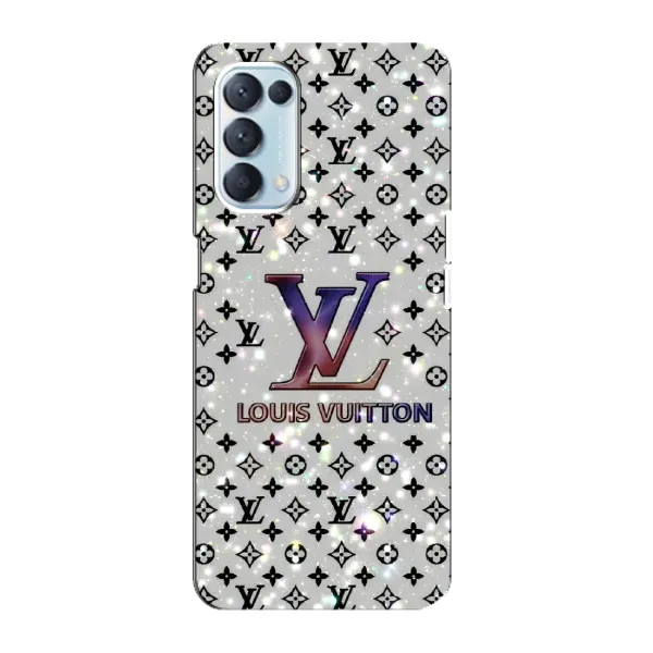 Чехол с рисунком «Яркий LV» для OPPO Reno5 4G