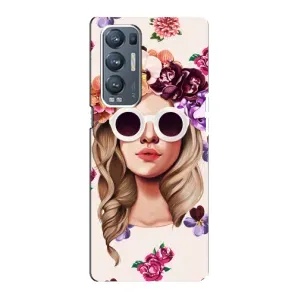 Чохол з картинкою Модні Дівчата Oppo Reno5 Pro Plus 5G (Дівчина в окулярах)
