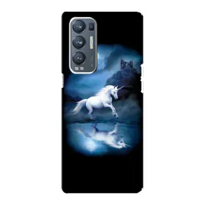 Чехол Unicorn на Oppo Reno5 Pro Plus 5G (Единорог)