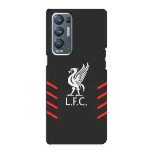 Силиконовые Чехлы принт Футбол на Oppo Reno5 Pro Plus 5G (Эмблема Liverpool)
