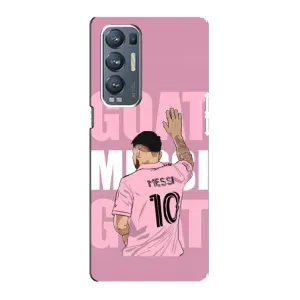 Чехлы Лео Месси в Майами на Oppo Reno5 Pro Plus 5G (GOAT MESSI)
