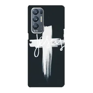 Чехлы для Оппо Рено 5 Про Плюс 5G (Крест Иисуса) (Jesus)