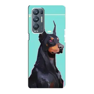 Чехол ДОБЕРМАН для Oppo Reno5 Pro Plus 5G (Король доберман)