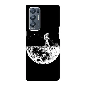 Силиконовый Чехол с принтом "Космонавты" на Oppo Reno5 Pro Plus 5G (Космонавт)
