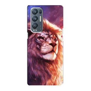 Чехол с картинкой на Oppo Reno5 Pro Plus 5G (Красочный ЛЕВ)