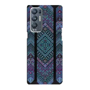 Силиконовый Чехол на Oppo Reno5 Pro Plus 5G (Крутой орнамент)