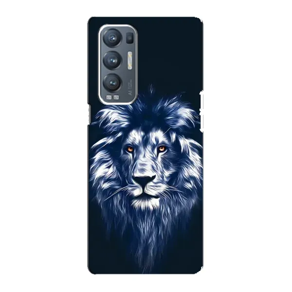 Чехол с рисунком «Лев - синий» для OPPO Reno5 Pro Plus (5G) Чехол с рисунком «Лев - синий» для OPPO Reno5 Pro Plus (5G)