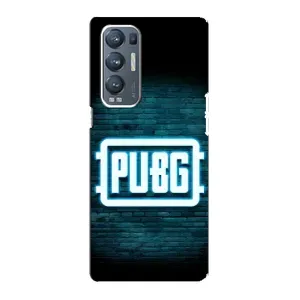 Чохол (TPU) з картинкою "Лого Пабг" на Оппо Рено 5 Про Плюс 5G (Лого PUBG)