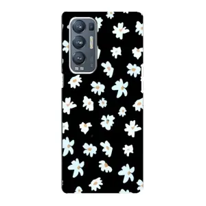 Чехол с ромашками на Oppo Reno5 Pro Plus 5G (Маленькие ромашки)