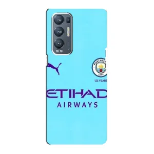 Силиконовые Чехлы принт Футбол на Oppo Reno5 Pro Plus 5G (Man City)