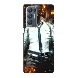 Чохол з картинкою "Герой Pubg" на Oppo Reno5 Pro Plus 5G (Man Пубг)