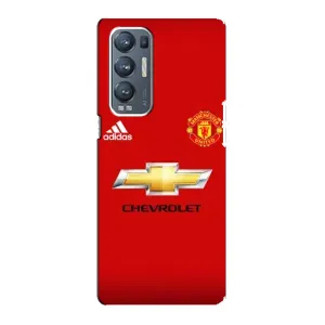 Силиконовые Чехлы принт Футбол на Oppo Reno5 Pro Plus 5G (Man United)