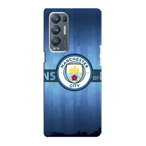 Силиконовые Чехлы принт Футбол на Oppo Reno5 Pro Plus 5G (ManCity)