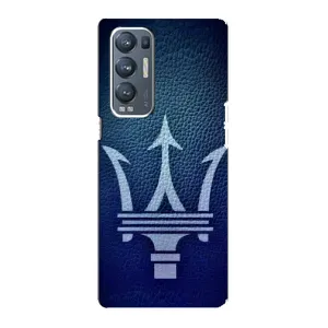 Чохли з тематикою "Круті машини" на Oppo Reno5 Pro Plus 5G (Лого Maserati)