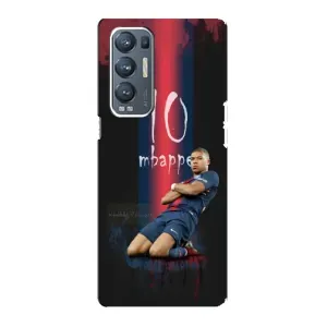 Чехол (TPU) с Футболистом на Oppo Reno5 Pro Plus 5G (MBAPPE 10)