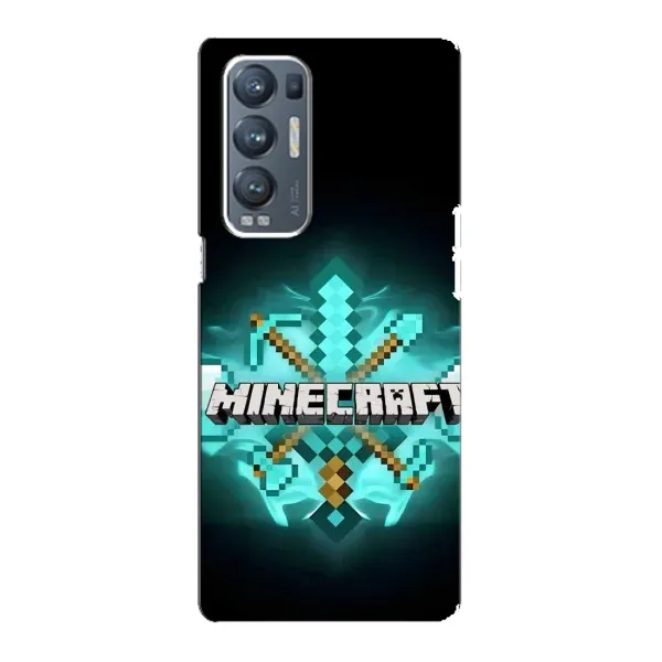 Чехол с рисунком «MineCraft 2» для OPPO Reno5 Pro Plus (5G)