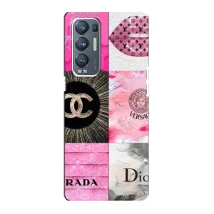 Чохол (Dior, Prada, YSL, Chanel) для Oppo Reno5 Pro Plus 5G (Модніца)