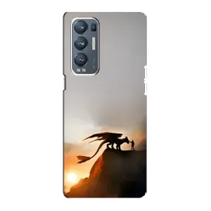 Чехол дракон Беззубик для Oppo Reno5 Pro Plus 5G (Мультиик Беззубик)