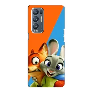 Чехлы ЗВЕРОПОЛИС для Oppo Reno5 Pro Plus 5G (Ник и Хопс)