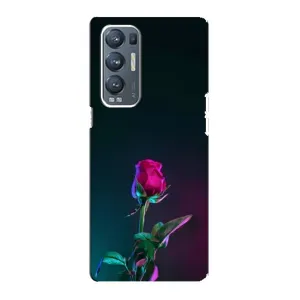 Чехлы с принтом Розочки для Oppo Reno5 Pro Plus 5G (Ночная роза)