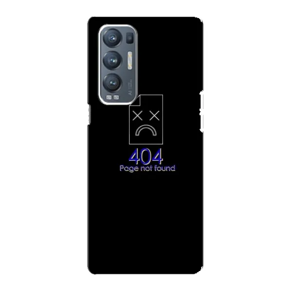 Чехол с рисунком «Ошибка 404» для OPPO Reno5 Pro Plus (5G) Чехол с рисунком «Ошибка 404» для OPPO Reno5 Pro Plus (5G)