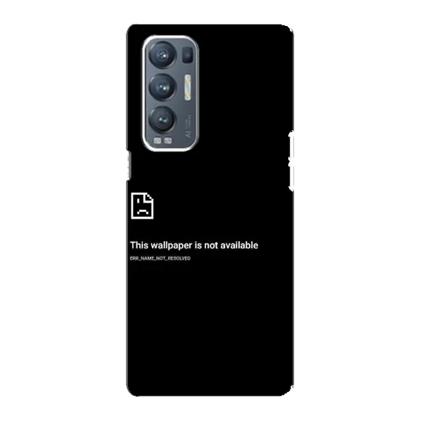 Чехол с рисунком «Ошибка» для OPPO Reno5 Pro Plus (5G) Чехол с рисунком «Ошибка» для OPPO Reno5 Pro Plus (5G)