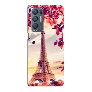 Чехол с Эйфелевой башней на Oppo Reno5 Pro Plus 5G (Paris photo)