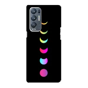 Чехол (ТПУ) с планетами на Oppo Reno5 Pro Plus 5G (Полнолуние)