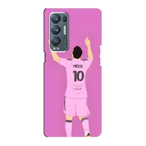 Чехлы Лео Месси в Майами на Oppo Reno5 Pro Plus 5G (Празднование Месси)