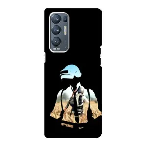Чохол з картинкою "Герой Pubg" на Oppo Reno5 Pro Plus 5G (Пубг мен)