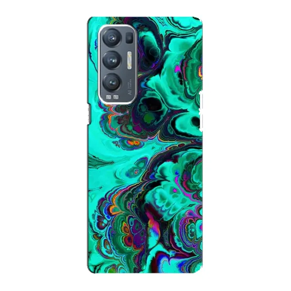 Чехол с рисунком «Салатный мрамор» для OPPO Reno5 Pro Plus (5G) Чехол с рисунком «Салатный мрамор» для OPPO Reno5 Pro Plus (5G)