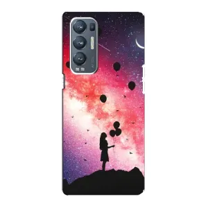 Силиконовые Чехлы Любимому человеку для Oppo Reno5 Pro Plus 5G (Шарики в небе)