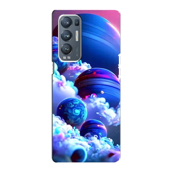 Чехол с рисунком «Синие планеты» для OPPO Reno5 Pro Plus (5G) Чехол с рисунком «Синие планеты» для OPPO Reno5 Pro Plus (5G)