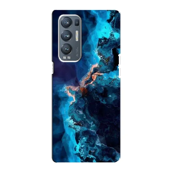 Чехол с рисунком «Синий мрамор» для OPPO Reno5 Pro Plus (5G) Чехол с рисунком «Синий мрамор» для OPPO Reno5 Pro Plus (5G)